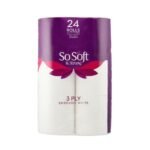 Coles 3-ply So Soft & Strong White Toilet Paper | 24 Pack - Image 3